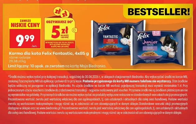 Od czwartku, strona 90 promocja w Biedronka