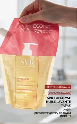 Olejek przeciwświądowy do mycia zapas SVR Topialyse Huile Lavante promocja w Ziko Dermo