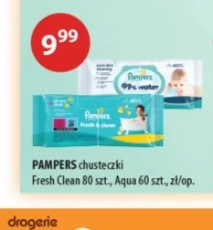 Chusteczki Pampers Aqua promocja w Drogerie Laboo