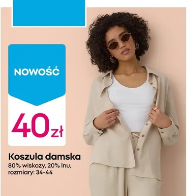 Koszula damska promocja w Pepco