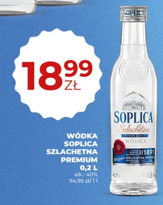 Wódka Soplica Szlachetna Premium 40% promocja w Duży Ben