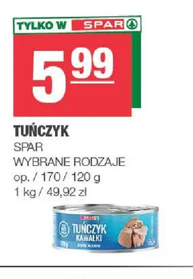Tuńczyk Spar promocja w SPAR