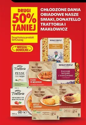 Danie gotowe Spaghetti alla Carbonara Makłowicz promocja w Biedronka