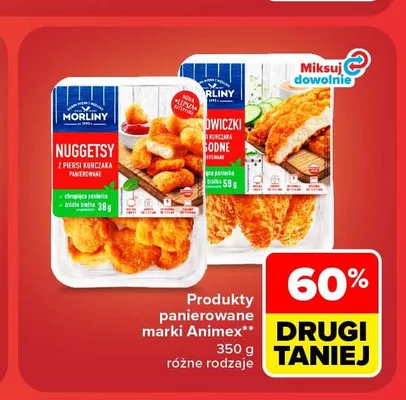 Nuggetsy z piersi kurczaka panierowane Morliny promocja w Carrefour Market