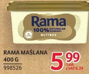 Rama maślana 400g promocja w Selgros