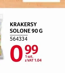Krakersy solone Artur promocja w Selgros
