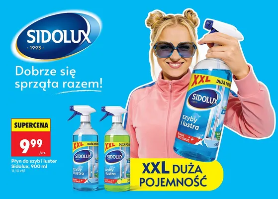 Płyn do szyb i luster szyby i lustra promocja w Biedronka