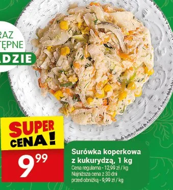 Surówka koperkowa z kukurydzą promocja w Twój Market