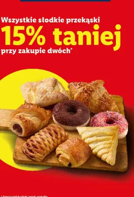 Wszystkie słodkie przekąski  promocja w Lidl
