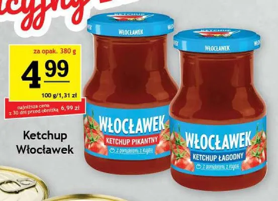 Ketchup Włocławek Pikantny promocja w Gram Market