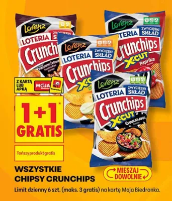 Chipsy Crunchips X-Cut Chakalaka promocja w Biedronka
