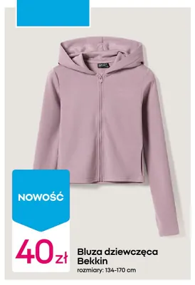Bluza dziewczęca Bekkin promocja w Pepco