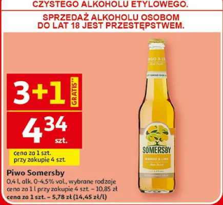 Piwo promocja w Auchan