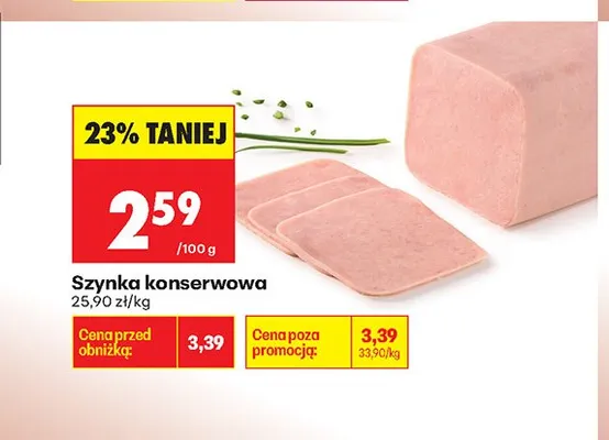 Szynka konserwowa promocja w Biedronka