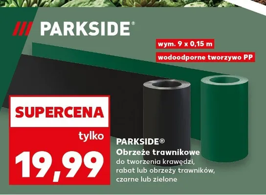 Obrzeże trawnikowe  promocja w Kaufland