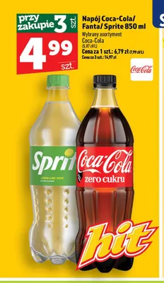Napój gazowany Sprite promocja w TOPAZ