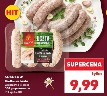 Kiełbasa biała surowa wieprzowo-cielęca 300g opakowanie promocja w Kaufland