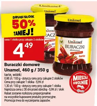 Buraczki domowe tarte, wiórki promocja w Twój Market