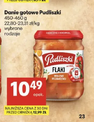 Danie gotowe Pudliszki promocja w Delikatesy Centrum