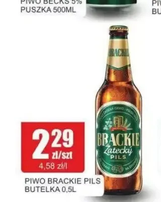 Piwo Brackie Pils promocja w Bingo