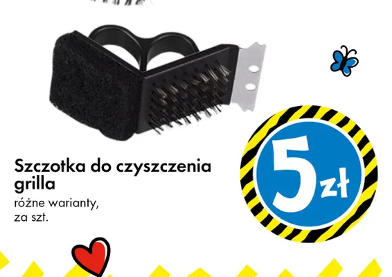 Szczotka do czyszczenia grilla promocja w Tedi