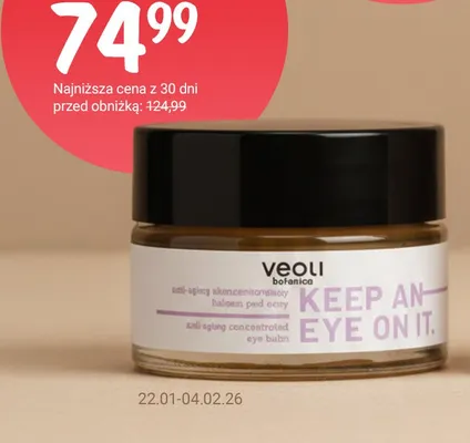 Balsam pod oczy Keep an Eye on It promocja w Rossmann