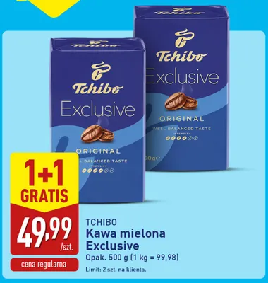 Kawa mielona Exclusive Tchibo promocja w Aldi