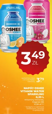Napój Vitamin Water Sparkling Witaminy-Minerały, Magnez+B6 promocja w Duży Ben