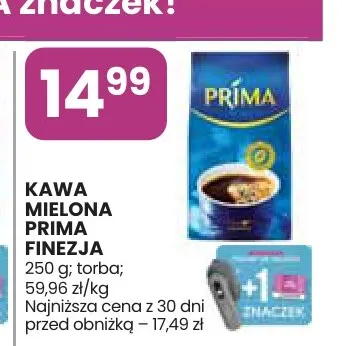 Kawa mielona Prima Finezja promocja w Stokrotka