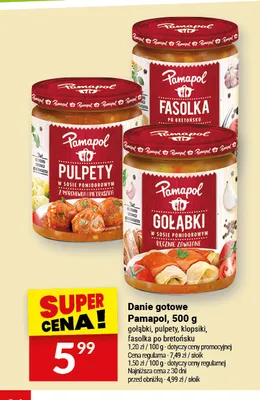 Danie gotowe Klopsiki w sosie pomidorowym Pamapol promocja w Twój Market