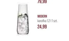 Karafka Modern 1,2l promocja w Stokrotka