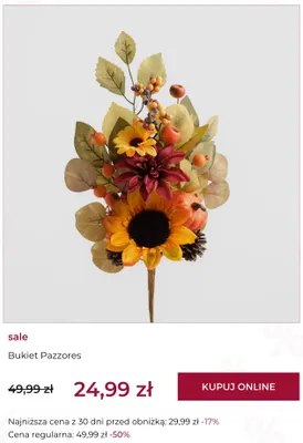 Bukiet Pazzores promocja w home&you