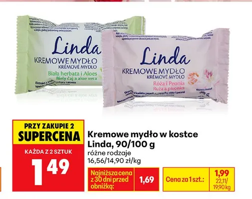 Kremowe mydło w kostce promocja w Biedronka