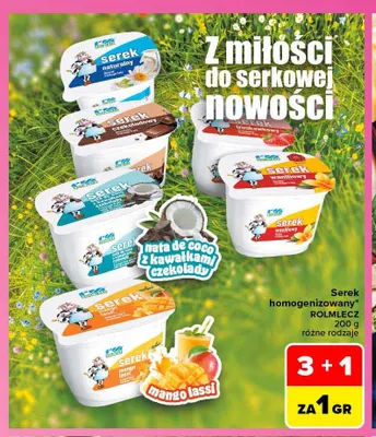 Serek homogenizowany Rolmlecz promocja w Carrefour