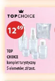 Komplet turystyczny TOP CHOICE 5 elementów promocja w Drogerie Laboo