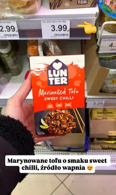 Tofu marynowane sweet chilli promocja w Dino