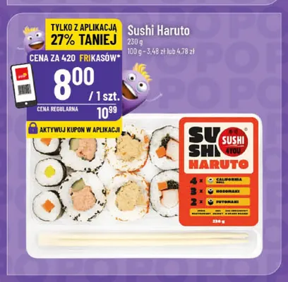 Sushi Haruto promocja w POLOmarket