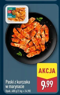 Paski z kurczaka w marynacie promocja w Aldi
