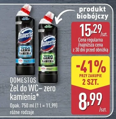Żel do WC - zero kamienia promocja w Aldi