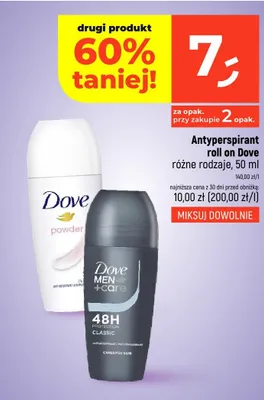 Antyperspirant roll on różne rodzaje promocja w Dealz