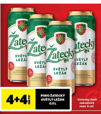Piwo Žatecký Světlý Ležák promocja w Gram Market