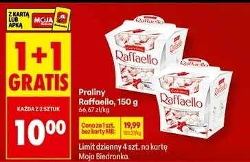 Praliny Raffaello promocja w Biedronka