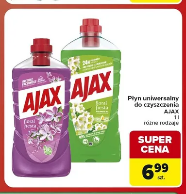 Płyn uniwersalny do czyszczenia Ajax Floral Fiesta promocja w Carrefour Market