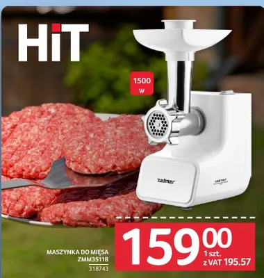Maszynka do mięsa Zelmer ZMM3511B promocja w Selgros