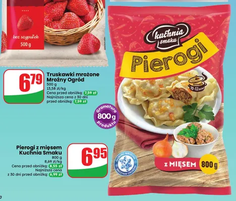 Pierogi z mięsem Kuchnia Smaku promocja w Dino