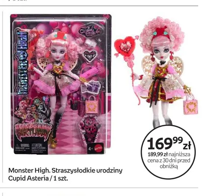 Lalka Monster High Straszysłodkie urodziny Cupid Asteria promocja w Empik