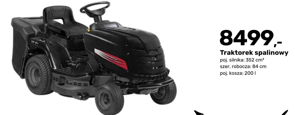 Traktorek spalinowy promocja w Bricomarche