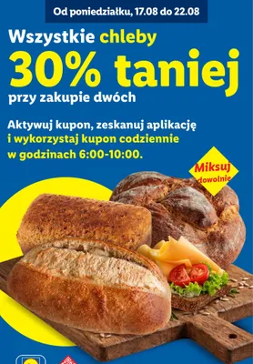 Chleby promocja w Lidl
