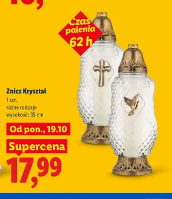 Znicz Kryształ promocja w Lidl