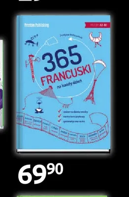 Książka 365 francuski na każdy dzień Preston Publishing promocja w Empik